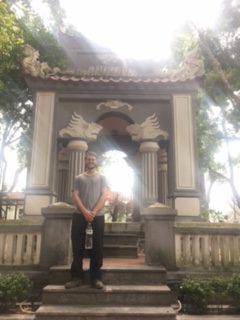 A temple pagoda in Hanoi